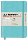 Блокнот Leuchtturm1917 Rising Colours Aquamarine в лінію (середній, м'яка обкладинка, аквамарин)