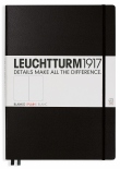 Блокнот Leuchtturm1917 Master Classic нелинованный (большой, чёрный)