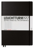 Блокнот Leuchtturm1917 Master Classic в клетку (большой, чёрный)