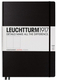 Купить Блокнот Leuchtturm1917 Master Slim в точку (большой, чёрный) в интернет магазине в Киеве: цены, доставка - интернет магазин Д.Магазин