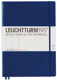 Купить Блокнот Leuchtturm1917 Master Slim в точку (большой, тёмно-синий) в интернет магазине в Киеве: цены, доставка - интернет магазин Д.Магазин