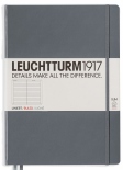 Блокнот Leuchtturm1917 Master Slim в линию (большой, антрацит)