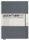 Блокнот Leuchtturm1917 Master Slim в клетку (большой, антрацит)