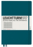 Блокнот Leuchtturm1917 Master Slim в клітинку (великий, тихоокеанський зелений)