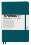 Блокнот Leuchtturm1917 в линию (средний, тихоокеанский зеленый)