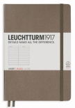 Блокнот Leuchtturm1917 в линию (средний, серо-коричневый)
