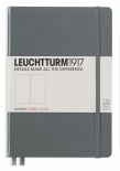 Блокнот Leuchtturm1917 нелинованный (средний, антрацит)