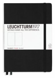 Купить Блокнот Leuchtturm1917 нелинованный (средний, чёрный) в интернет магазине в Киеве: цены, доставка - интернет магазин Д.Магазин