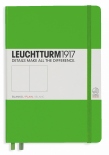 Блокнот Leuchtturm1917 нелинованный (средний, свежий зелёный)