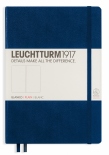 Блокнот Leuchtturm1917 нелинованный (средний, темно-синий)