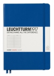 Блокнот Leuchtturm1917 в лінію (середній, королівський синій)