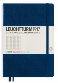 Купить Блокнот Leuchtturm1917 в клетку (средний, темно-синий) в интернет магазине в Киеве: цены, доставка - интернет магазин Д.Магазин