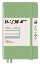 Купить Блокнот Leuchtturm1917 в линию (карманный, светло-зеленый) в интернет магазине в Киеве: цены, доставка - интернет магазин Д.Магазин