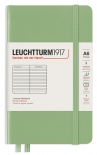 Блокнот Leuchtturm1917 Sage в линию (карманный, светло-зеленый)