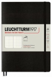 Блокнот Leuchtturm1917 в точку (средний, чёрный, мягкая обложка)  