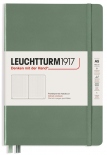 Блокнот Leuchtturm1917 Smooth Colours Olive в крапку (середній, оливковий)