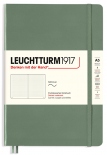 Блокнот Leuchtturm1917 Smooth Colours Olive в точку (средний, мягкая обложка, оливковый)