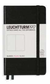 Купить Блокнот Leuchtturm1917 нелинованный (карманный, чёрный) в интернет магазине в Киеве: цены, доставка - интернет магазин Д.Магазин