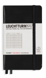 Блокнот Leuchtturm1917 в клетку (карманный, чёрный)