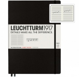Блокнот Leuchtturm1917 Master Slim с нотным станом (чёрный) 