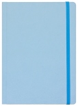 Блокнот Like U CLASSIC A5 в клітинку (блакитний, з перфорацією)