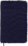 Блокнот Moleskine Soft зі штучного хутра (середній, в лінію, темно-синій)