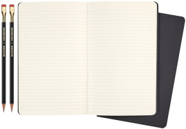 Купить Набор Moleskine x Blackwing (2 тетради Cahier в линию + 2 карандаша HB) в интернет магазине в Киеве: цены, доставка - интернет магазин Д.Магазин