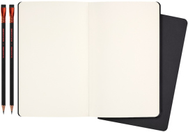 Купить Набор Moleskine x Blackwing (2 тетради Cahier нелинованный + 2 карандаша B) в интернет магазине в Киеве: цены, доставка - интернет магазин Д.Магазин