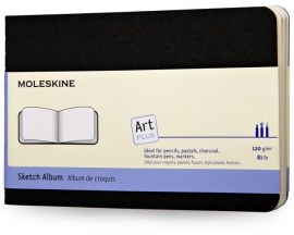 Купить Moleskine Art Cahier для набросков (средний, черный) в интернет магазине в Киеве: цены, доставка - интернет магазин Д.Магазин