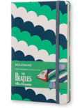 Блокнот Moleskine Beatles (в линию, средний формат, бело-зеленый)