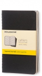 Набір зошитів Moleskine Cahier в клітинку (кишеньковий, чорний)