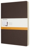 Набір зошитів Moleskine Cahier в лінію (великий, темно-коричневий)