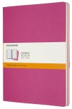 Набор тетрадей Moleskine Cahier в линию (большой, кинетический розовый)