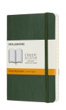 Блокнот Moleskine Classic в линию (карманный, миртовый зелёный, мягкая обложка)