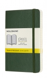 Блокнот Moleskine Classic в клетку (карманный, миртовый зелёный, мягкая обложка)