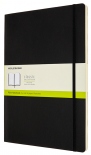 Блокнот Moleskine Classic нелинованный (A4, черный, мягкая обложка)