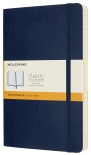 Блокнот Moleskine Classic Expanded в линию (средний, сапфир, мягкая обложка)