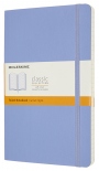 Блокнот Moleskine Classic в линию (средний, голубая гортензия, мягкая обложка)