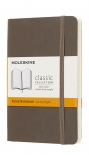 Блокнот Moleskine Classic в лінію (кишеньковий, коричневий, гнучка обкладинка)