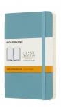 Блокнот Moleskine Classic в лінію (кишеньковий, океанський синій, гнучка обкладинка)