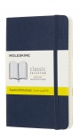 Блокнот Moleskine Classic в клетку (карманный, сапфир, мягкая обложка)