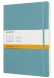 Блокнот Moleskine Classic в линию (большой, океанский синий, мягкая обложка)