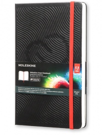 Купить Блокнот Moleskine Adobe Smart Notebook (скетчбук, средний, черный) в интернет магазине в Киеве: цены, доставка - интернет магазин Д.Магазин