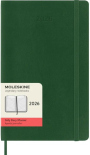 Щоденник Moleskine 2026 (середній, миртовий зелений, м'яка обкладинка)