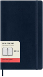 Щоденник Moleskine 2026 (середній, сапфір, м'яка обкладинка)