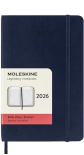 Щоденник Moleskine 2026 (кишеньковий, сапфір, м'яка обкладинка)