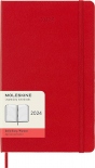 Щоденник Moleskine 2024 (середній, червоний)