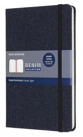 Купить Блокнот Moleskine Denim Prussian Blue (средний формат, в линию) в интернет магазине в Киеве: цены, доставка - интернет магазин Д.Магазин