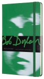 Блокнот Moleskine Bob Dylan (в линию, средний формат, зелёный) 