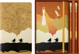 Набір Moleskine Lord of the Rings (блокнот в лінію, зошит в лінію та 2 олівця Blackwing)